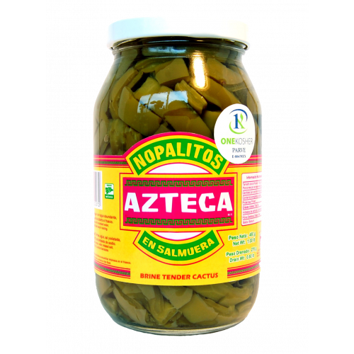 Nopales en Salmuera, Azteca, 460g