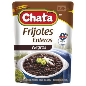 Frijoles Negros Enteros, Chata, Paquete de 400g / Ganze Schwarze Bohnen, Chata, 400g