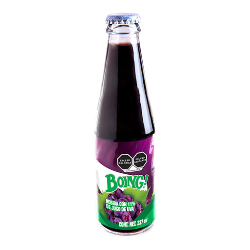 Bebida con Jugo de Uva, Boing, Botella de 237ml