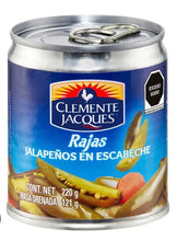 Load image into Gallery viewer, Rajas de Jalapeño 220g/ Jalapeno Chilies 220g
