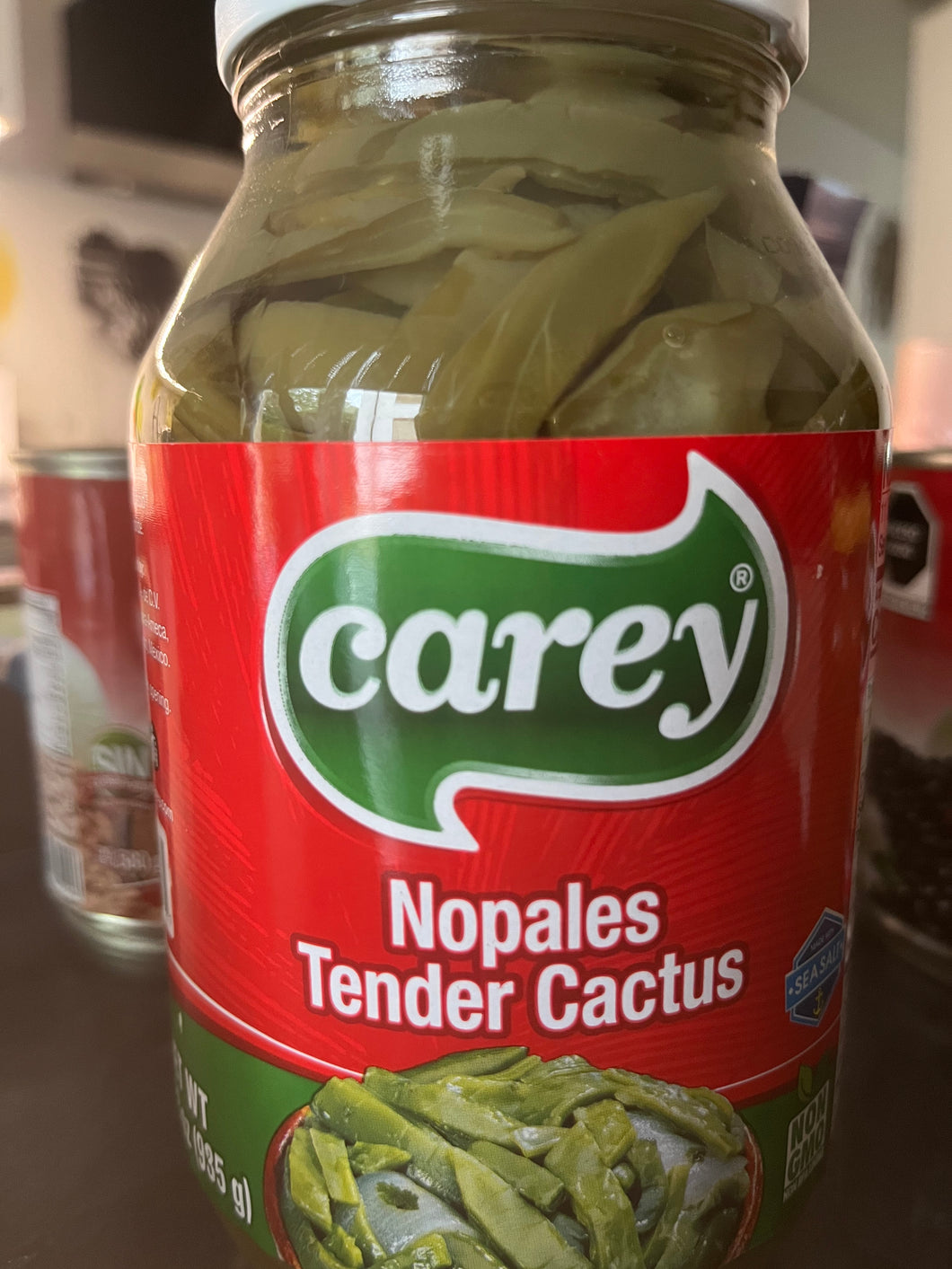 Nopales en tiras Carey / Nopal Kaktus