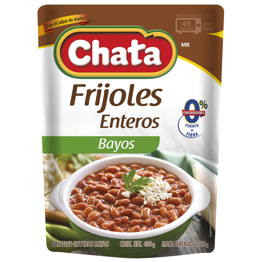 Frijoles Bayos Enteros, Chata, Paquete de 400g / Ganze Bohnen, Chata, 400g
