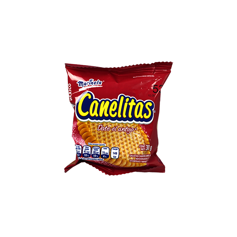 Galletas Marinela Canelitas Paquete Individual 30g / Weicher Keks mit Zimtgeschmack