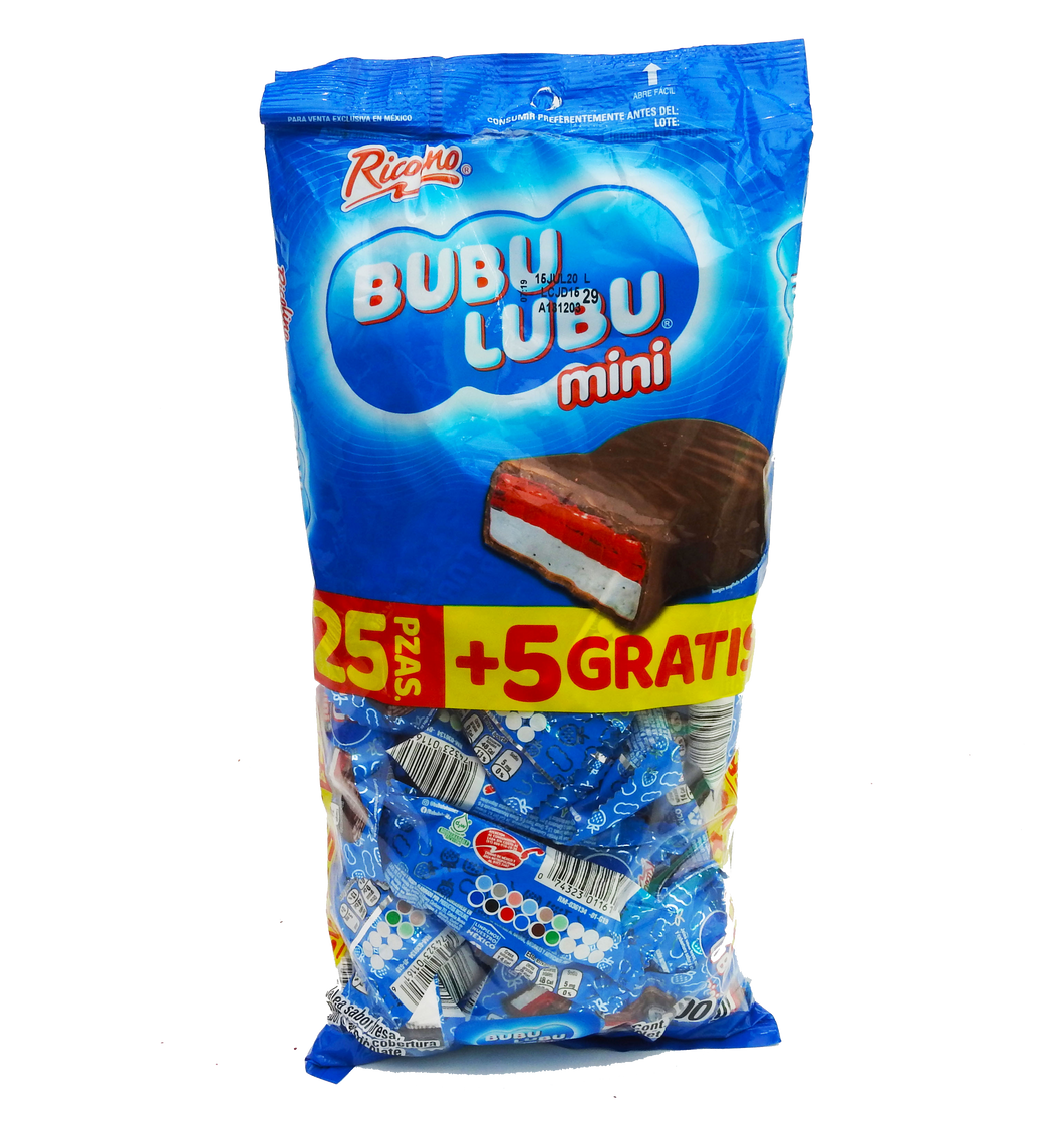 Bubulubu mini Bolsa con 25 piezas / Süß mit Schokolade und Marshmallow