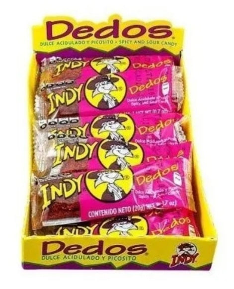 Dedos, Indy, Paquete Individual de 20g / Indy Finger ein Stück