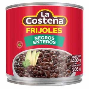 Frijoles Negros Enteros, La Costeña, 400g / Ganze Schwarze Bohnen, La Costeña, 400g