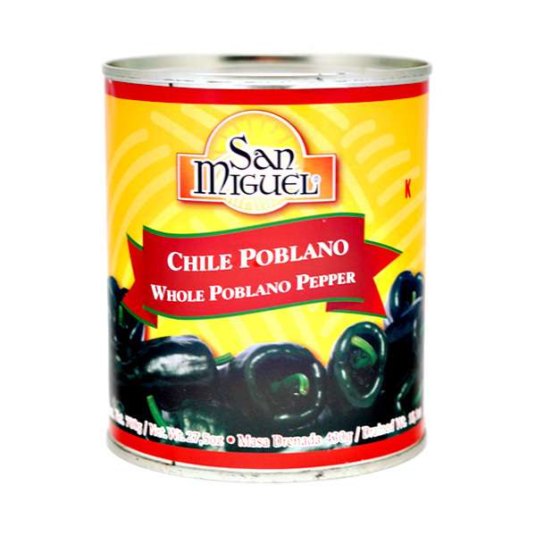 Chiles Poblanos Enteros San Miguel