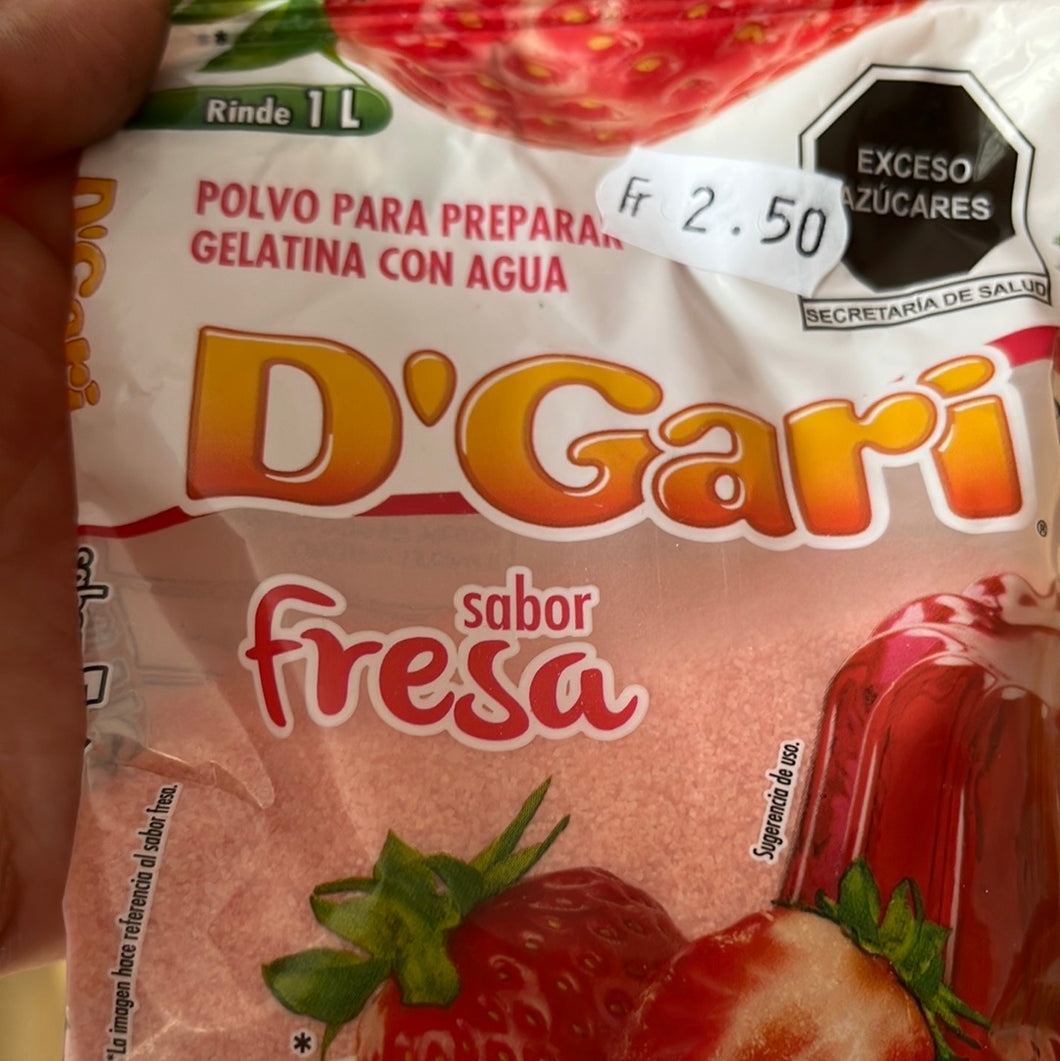 Gelatina de Fresa / Erdberren Gelatine